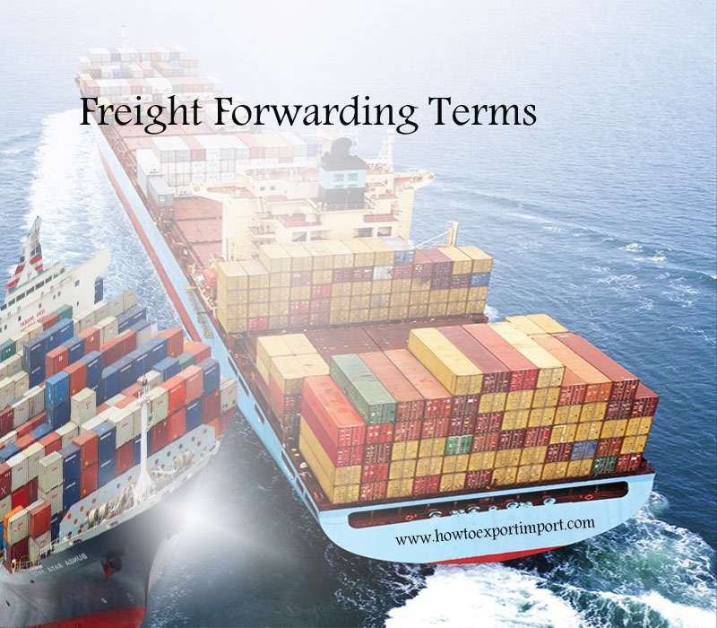 Terms used in freight forwarding such as Inventory Management,Inventory